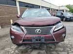 2015 Lexus Rx 350 Base Burgundy vin: 2T2BK1BA5FC328474