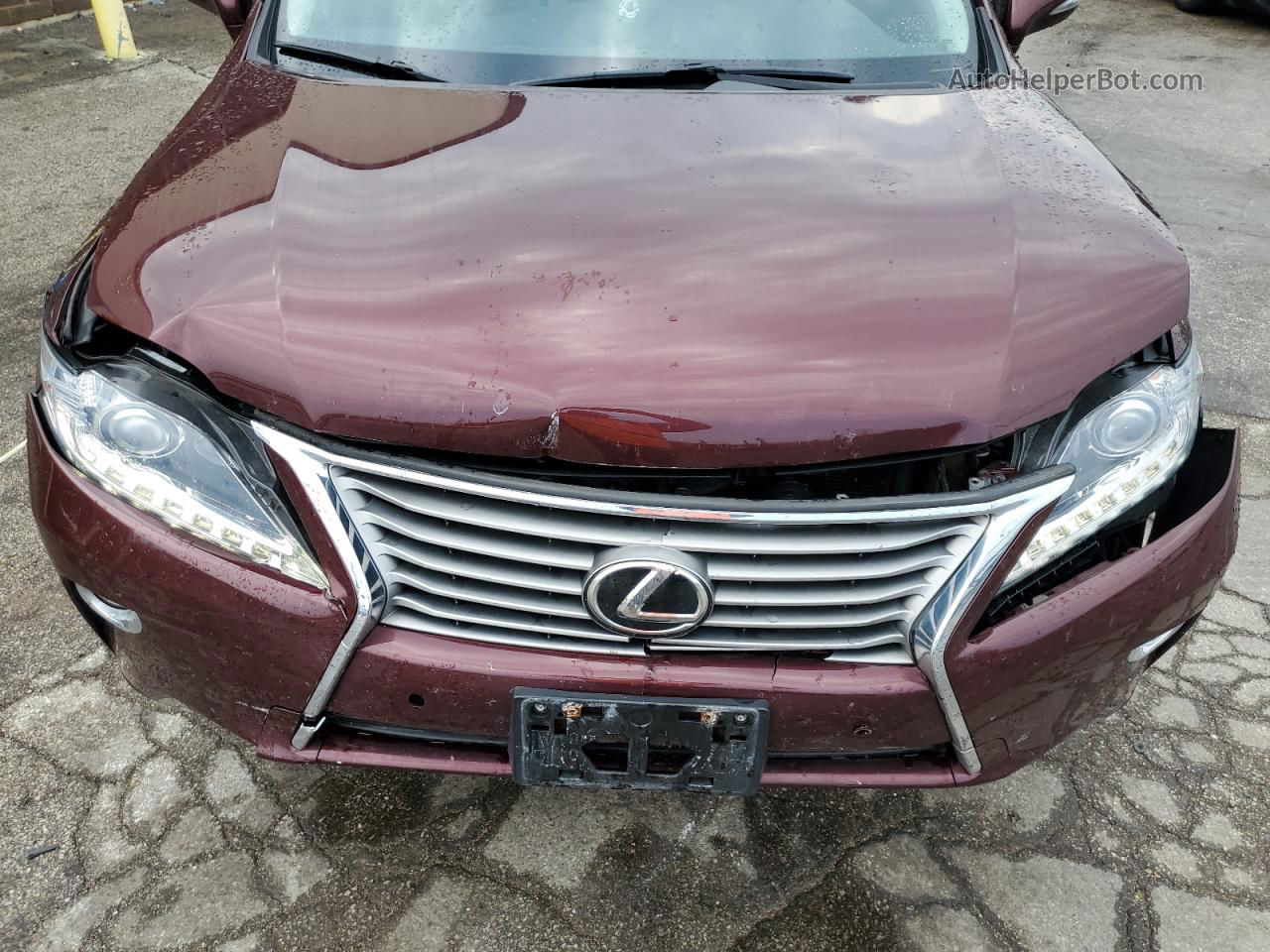 2015 Lexus Rx 350 Base Burgundy vin: 2T2BK1BA5FC328474