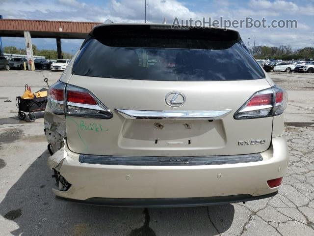 2015 Lexus Rx 350 Base Beige vin: 2T2BK1BA5FC338924