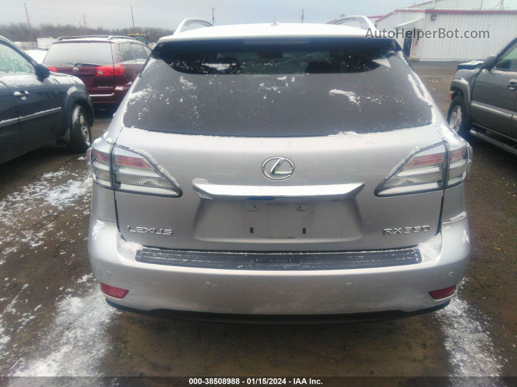 2010 Lexus Rx 350   Silver vin: 2T2BK1BA6AC015541