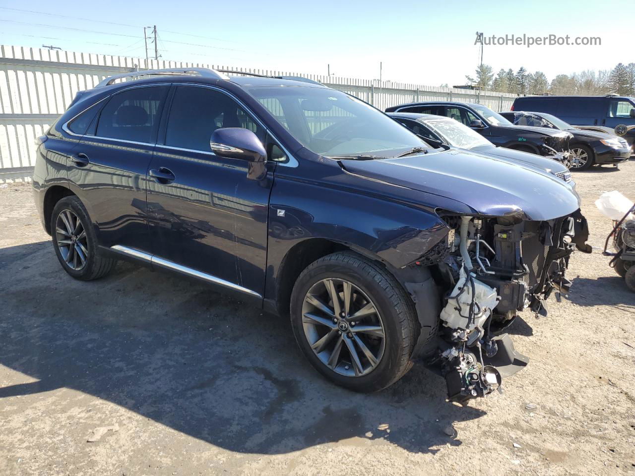 2013 Lexus Rx 350 Base Синий vin: 2T2BK1BA6DC171129