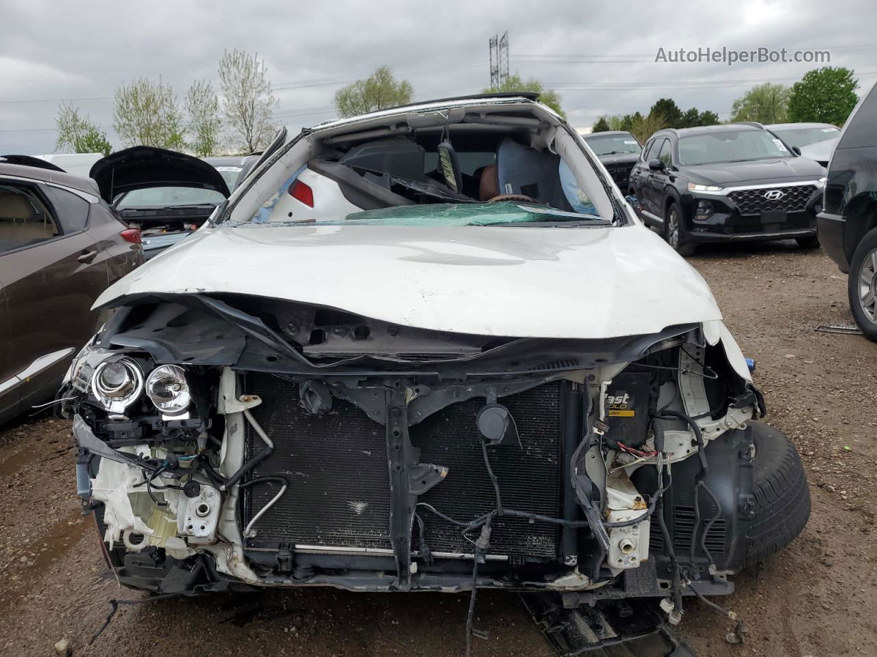 2013 Lexus Rx 350 Base White vin: 2T2BK1BA6DC171583