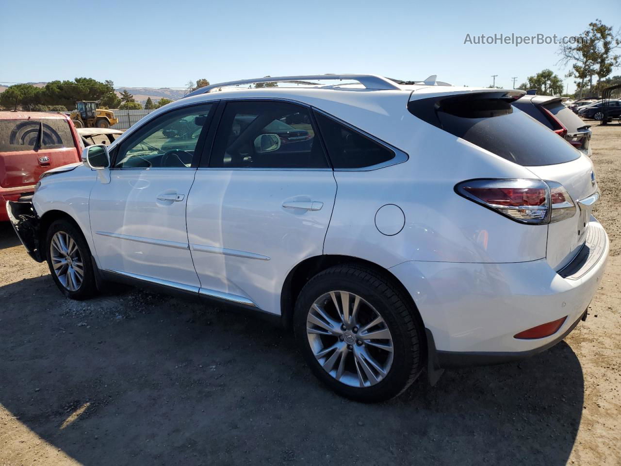 2013 Lexus Rx 350 Base White vin: 2T2BK1BA6DC173804