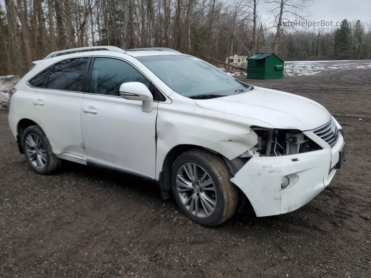 2013 Lexus Rx 350 Base White vin: 2T2BK1BA6DC212682