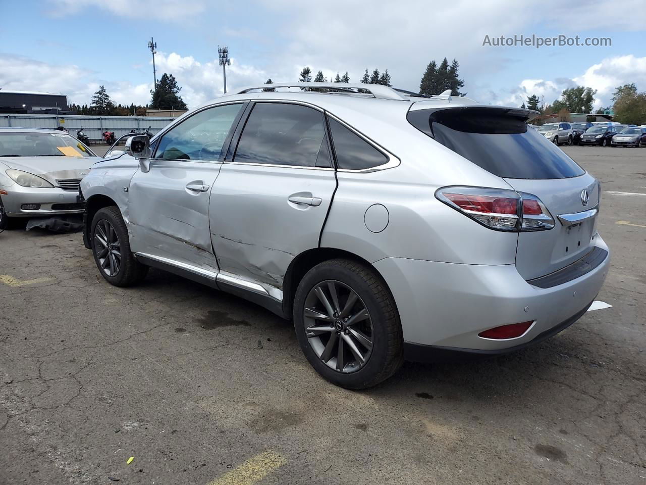 2013 Lexus Rx 350 Base Silver vin: 2T2BK1BA6DC221446