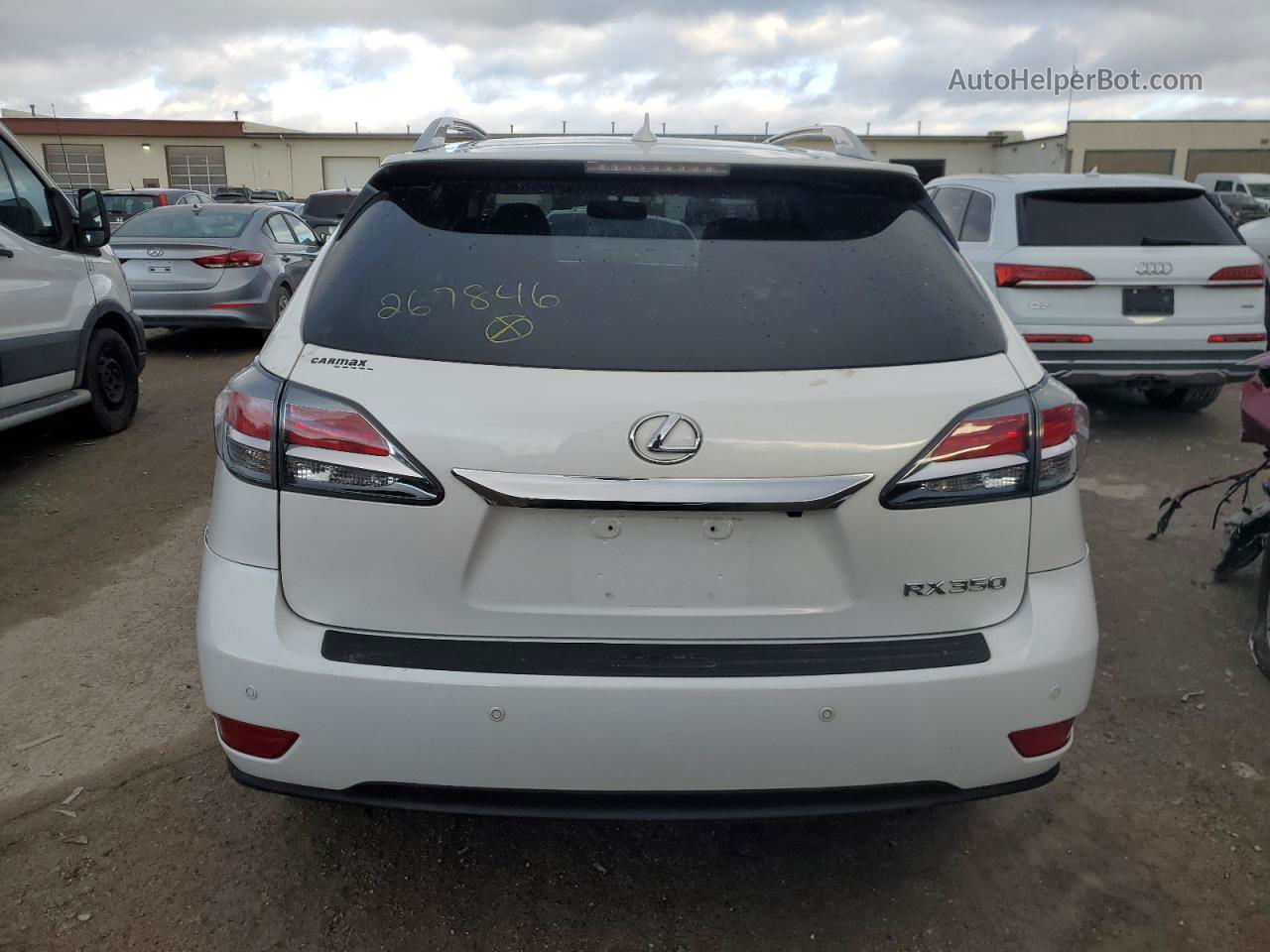 2015 Lexus Rx 350 Base White vin: 2T2BK1BA6FC267846