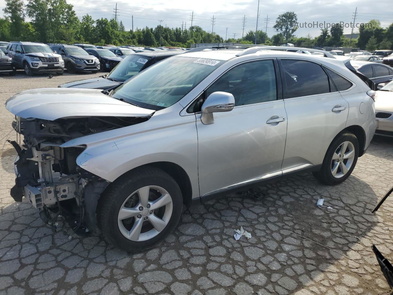 2015 Lexus Rx 350 Base Silver vin: 2T2BK1BA6FC273520