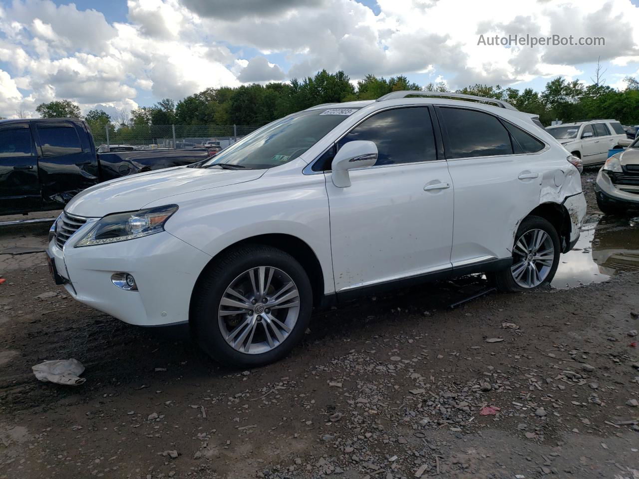 2015 Lexus Rx 350 Base Белый vin: 2T2BK1BA6FC286123