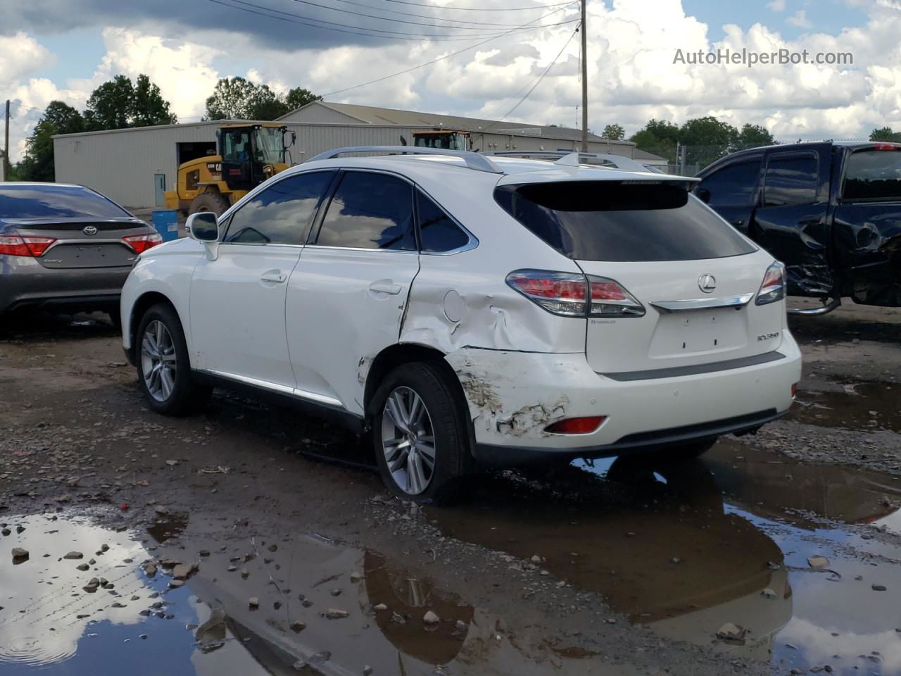 2015 Lexus Rx 350 Base Белый vin: 2T2BK1BA6FC286123