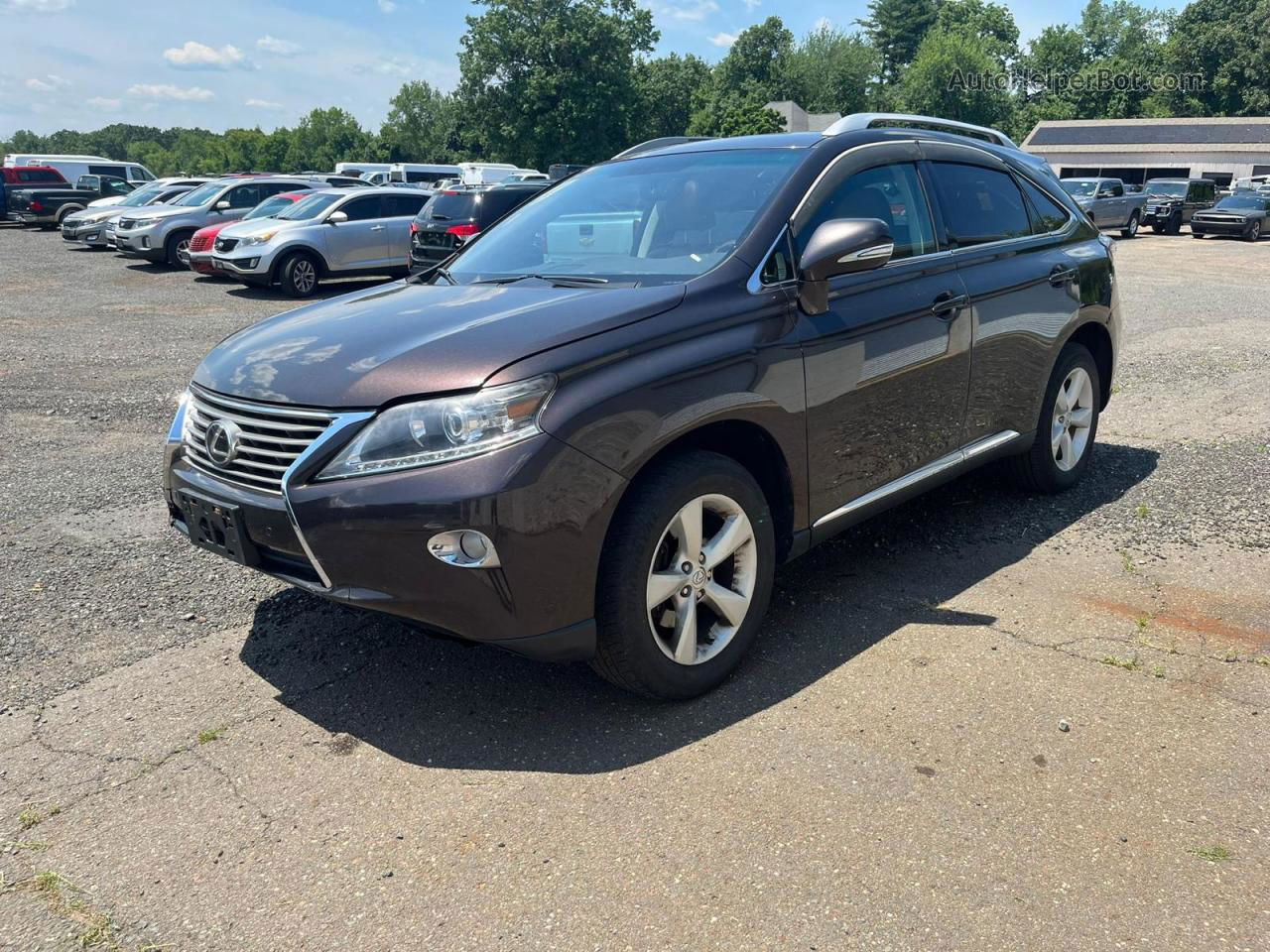 2013 Lexus Rx 350 Base Brown vin: 2T2BK1BA7DC156641