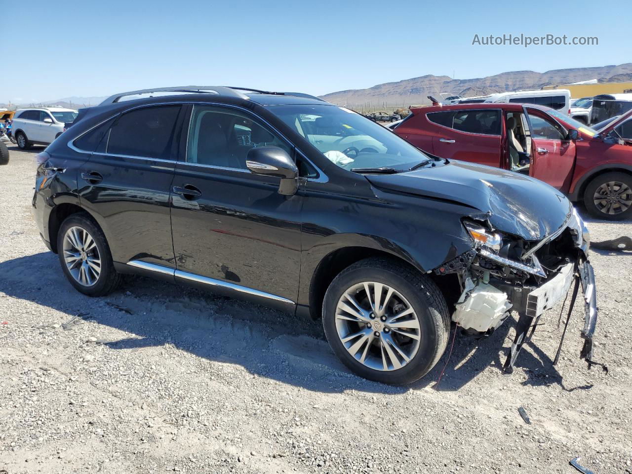 2013 Lexus Rx 350 Base Black vin: 2T2BK1BA7DC158938