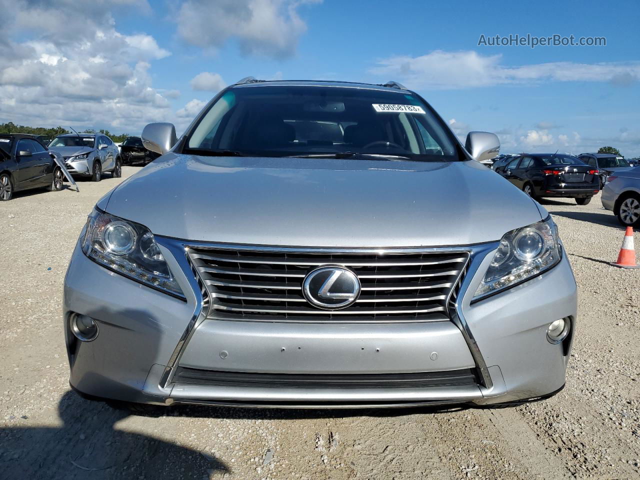 2013 Lexus Rx 350 Base Silver vin: 2T2BK1BA7DC177585