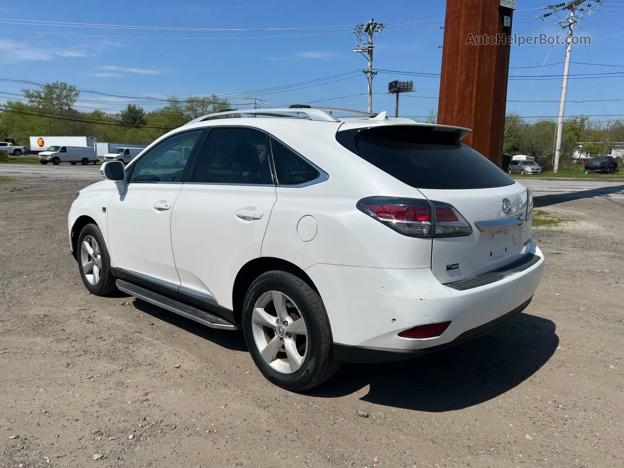 2013 Lexus Rx 350 Base White vin: 2T2BK1BA7DC187520