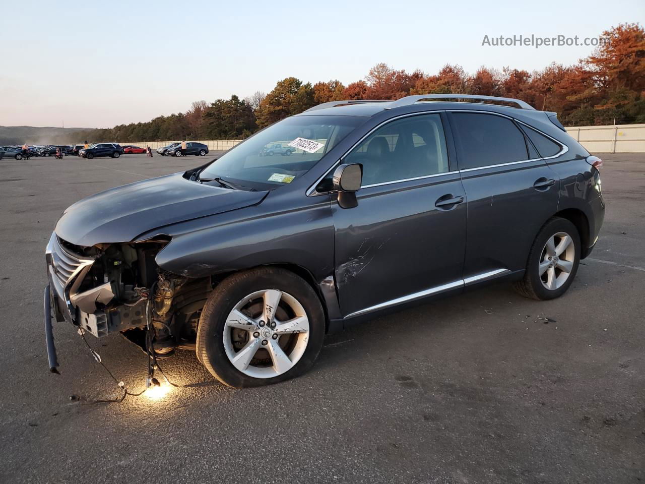 2013 Lexus Rx 350 Base Silver vin: 2T2BK1BA7DC189347