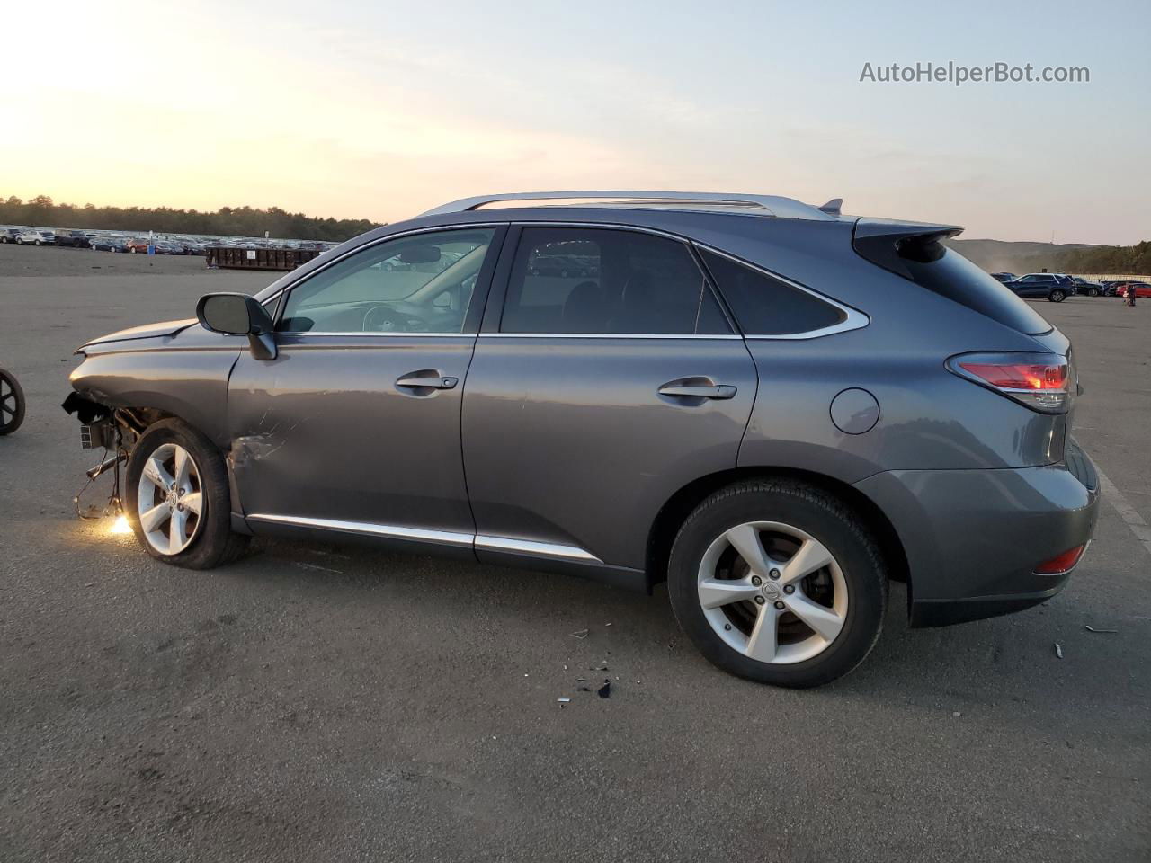 2013 Lexus Rx 350 Base Silver vin: 2T2BK1BA7DC189347