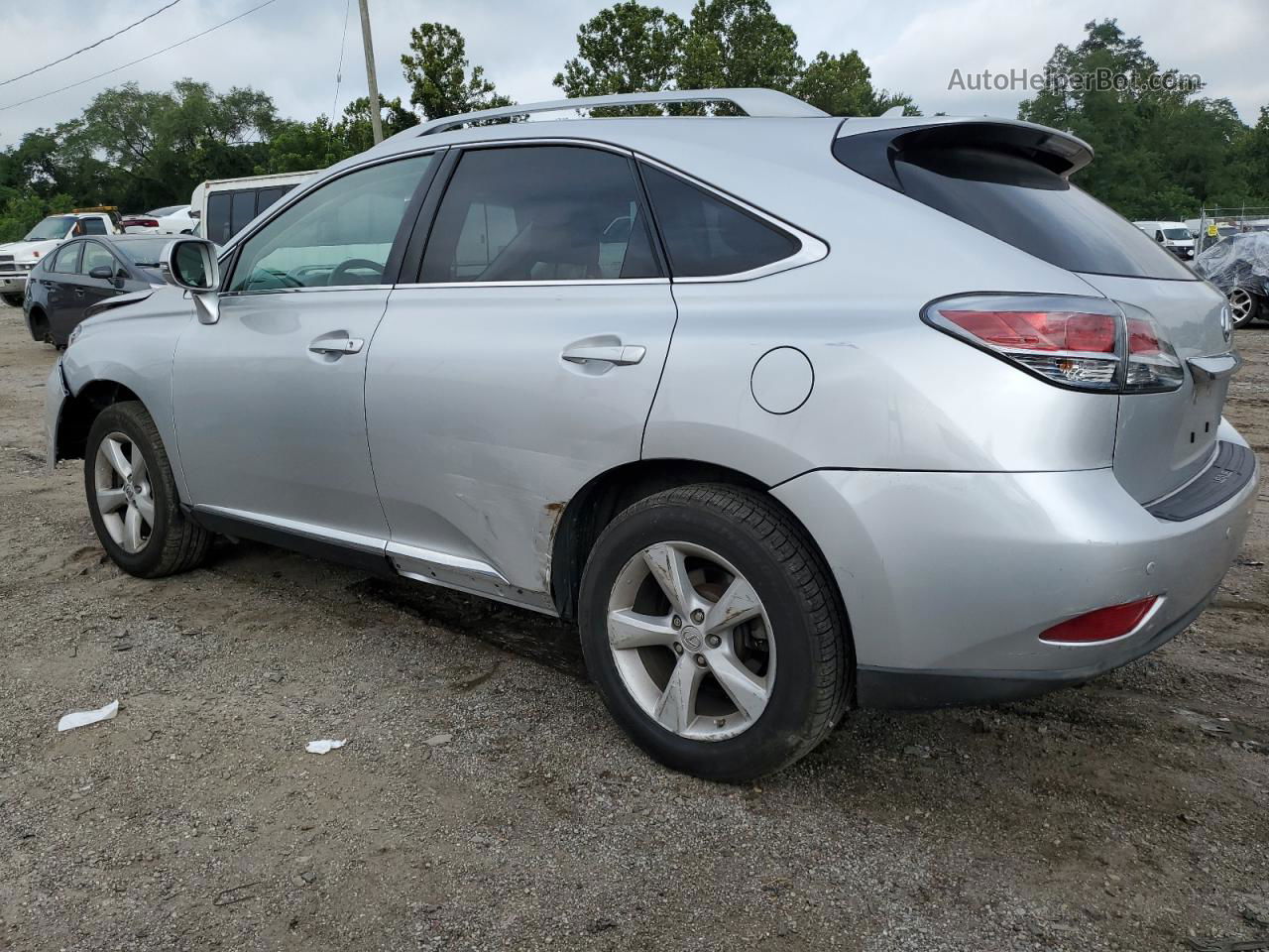 2013 Lexus Rx 350 Base Silver vin: 2T2BK1BA7DC192166