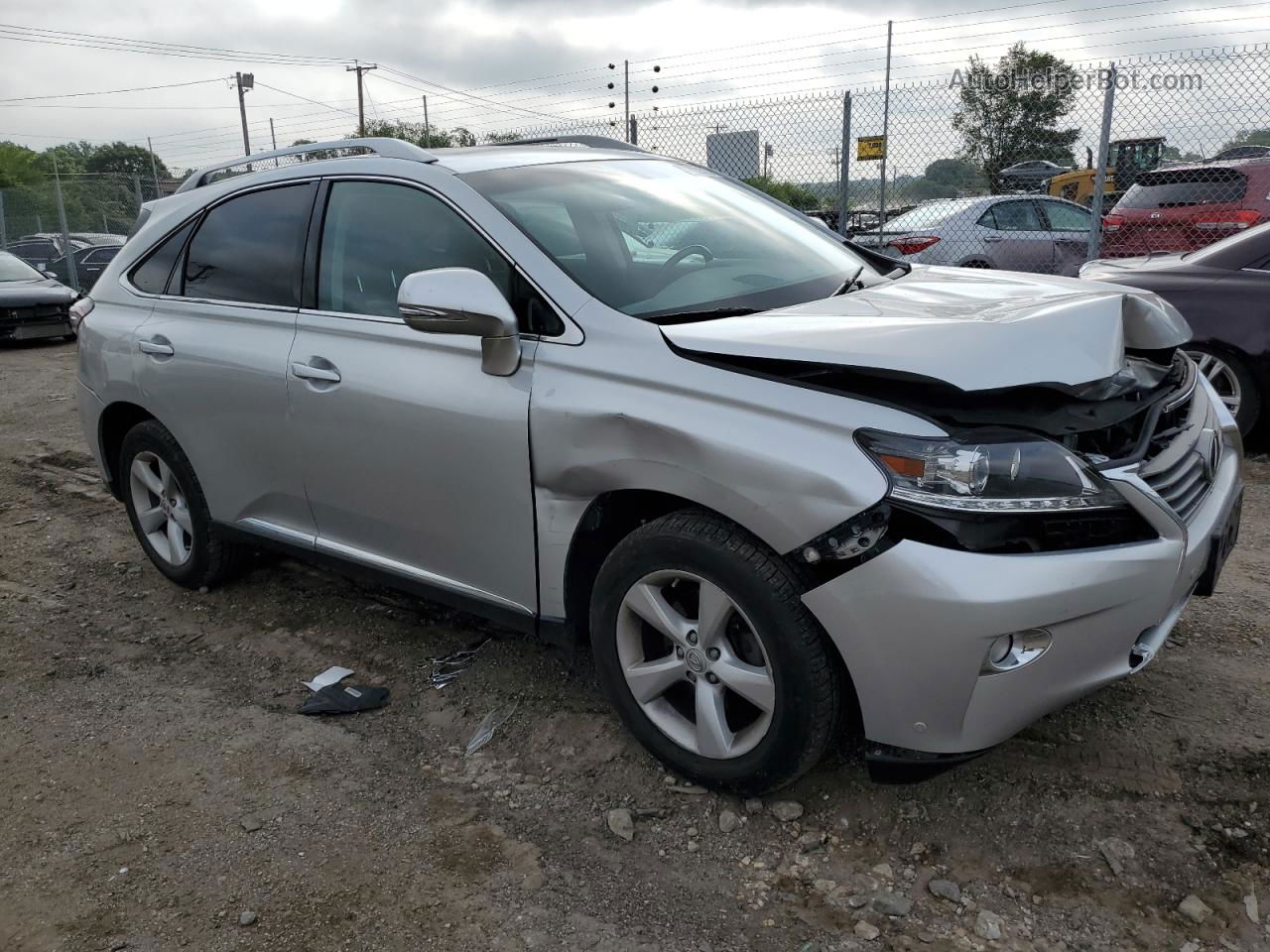 2013 Lexus Rx 350 Base Silver vin: 2T2BK1BA7DC192166