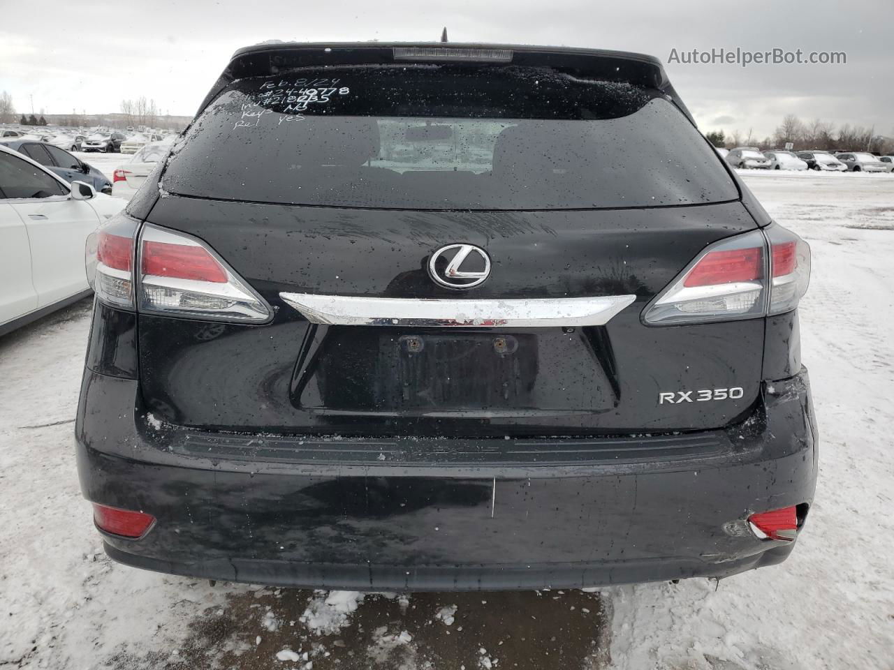 2013 Lexus Rx 350 Base Black vin: 2T2BK1BA7DC195391