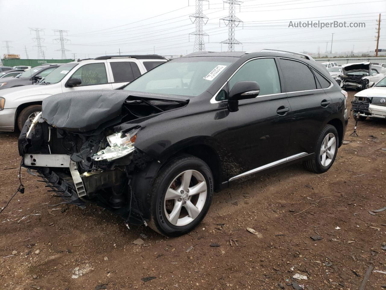 2013 Lexus Rx 350 Base Black vin: 2T2BK1BA7DC211203