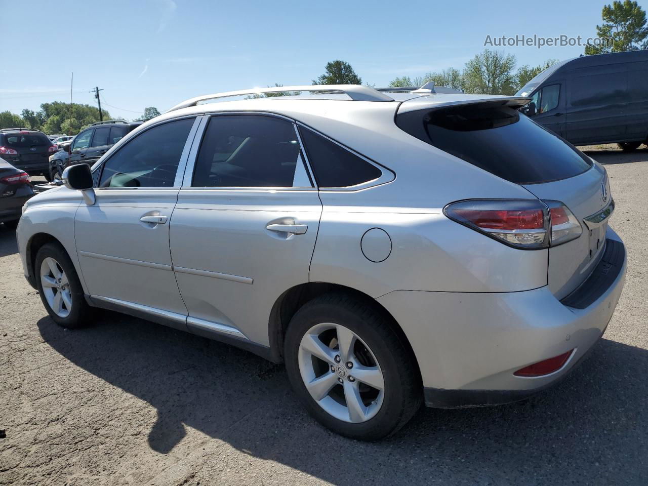 2013 Lexus Rx 350 Base Silver vin: 2T2BK1BA7DC215414