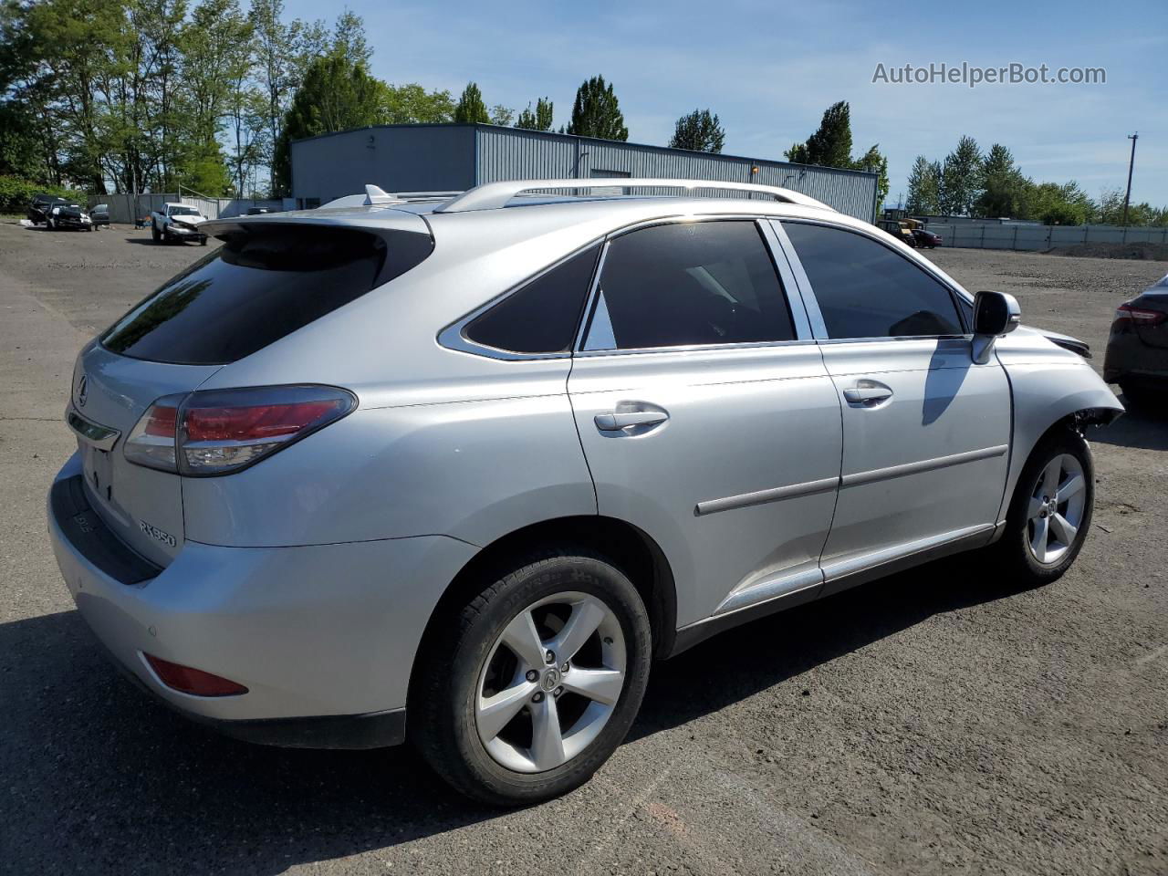 2013 Lexus Rx 350 Base Silver vin: 2T2BK1BA7DC215414