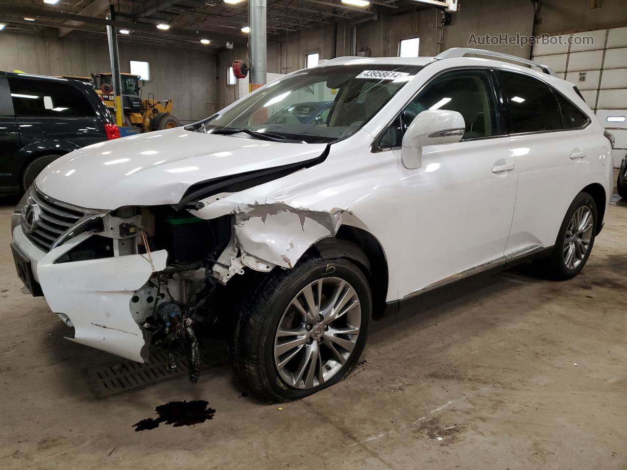 2013 Lexus Rx 350 Base White vin: 2T2BK1BA7DC221861