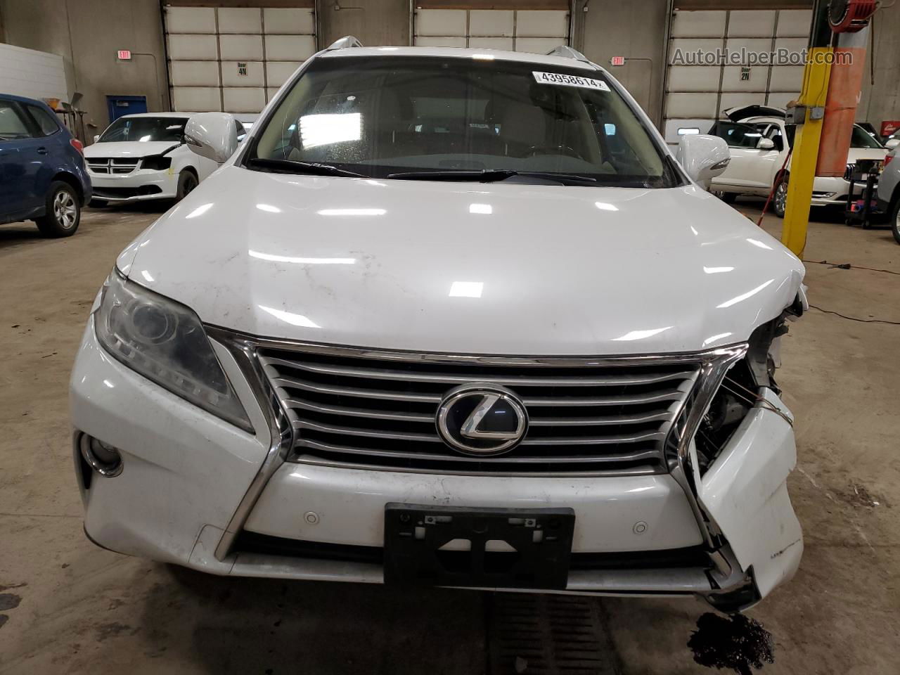 2013 Lexus Rx 350 Base White vin: 2T2BK1BA7DC221861