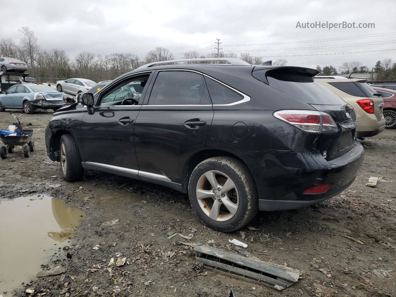 2015 Lexus Rx 350 Base Черный vin: 2T2BK1BA7FC271517