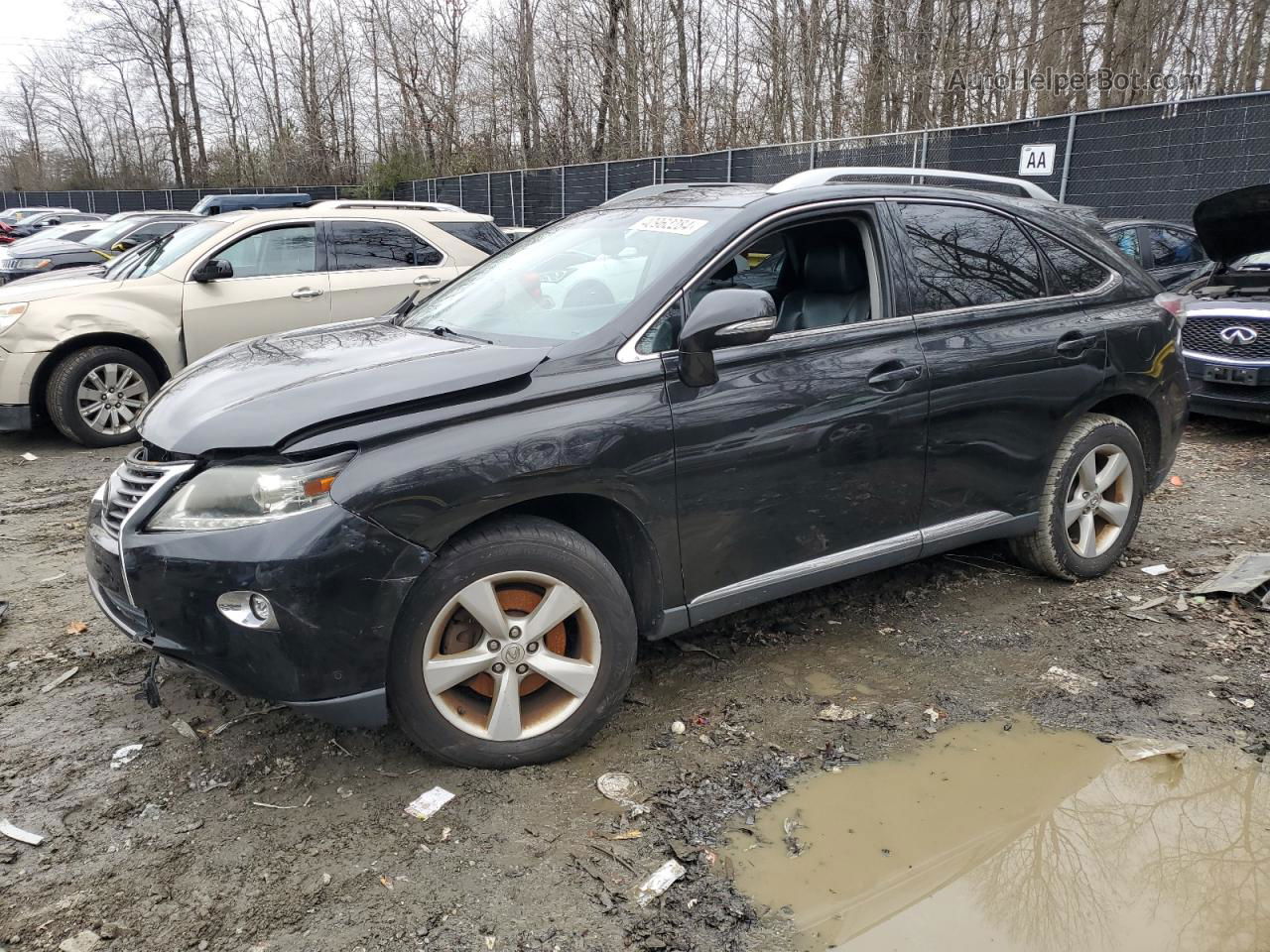 2015 Lexus Rx 350 Base Черный vin: 2T2BK1BA7FC271517