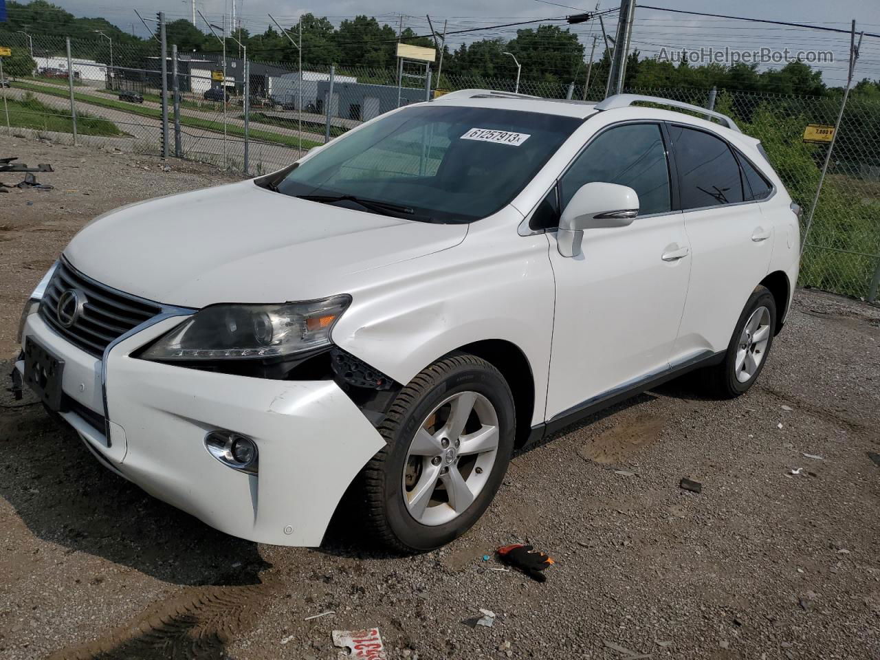 2015 Lexus Rx 350 Base Белый vin: 2T2BK1BA7FC291671