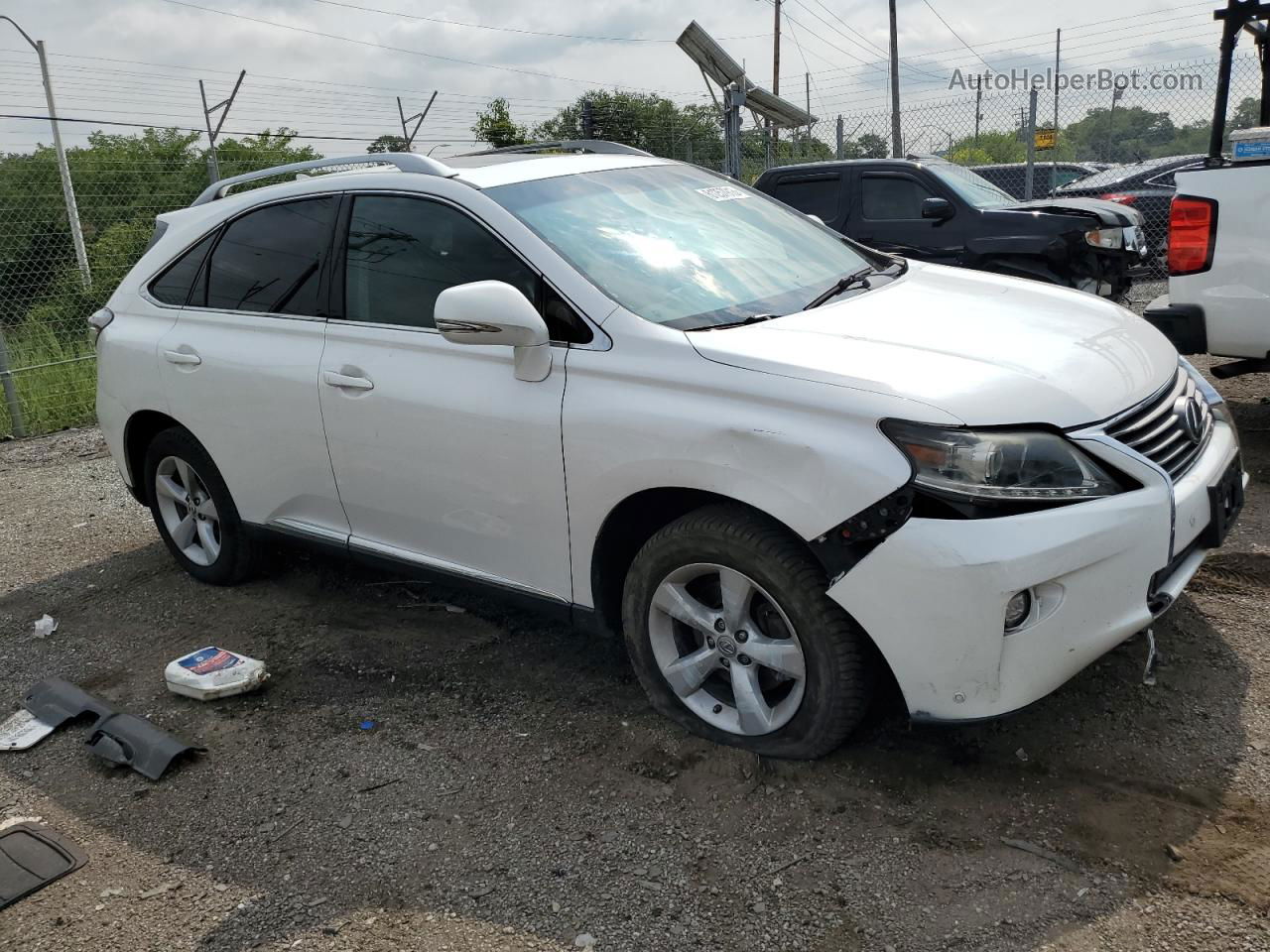 2015 Lexus Rx 350 Base White vin: 2T2BK1BA7FC291671