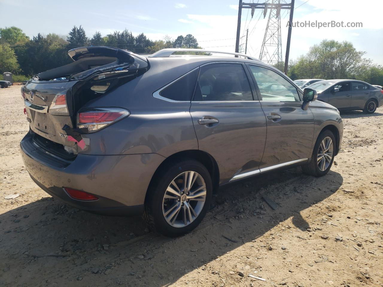 2015 Lexus Rx 350 Base Серый vin: 2T2BK1BA7FC301213