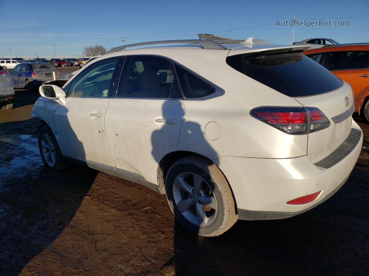 2013 Lexus Rx 350 Base White vin: 2T2BK1BA8DC175201