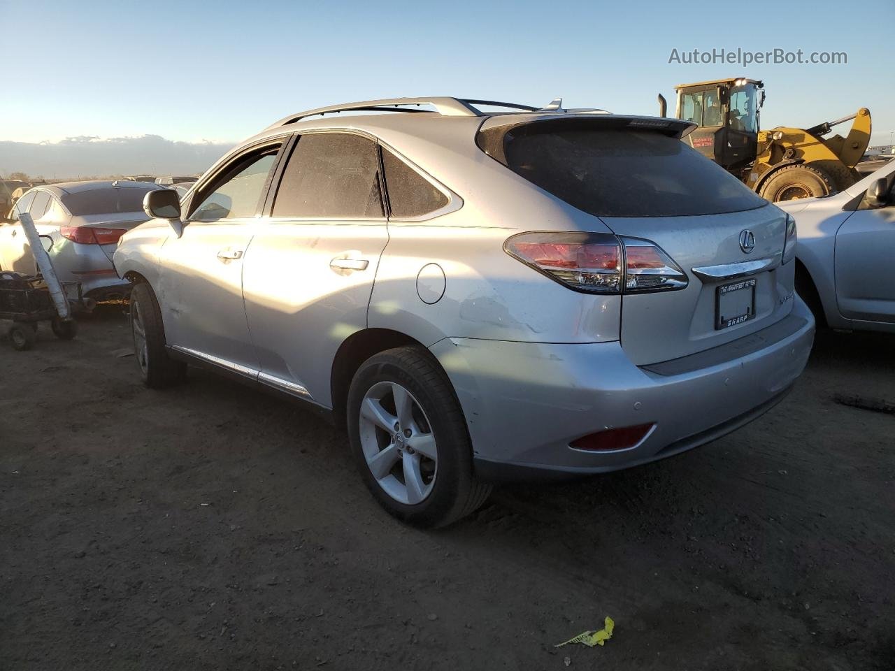 2013 Lexus Rx 350 Base Silver vin: 2T2BK1BA8DC186361