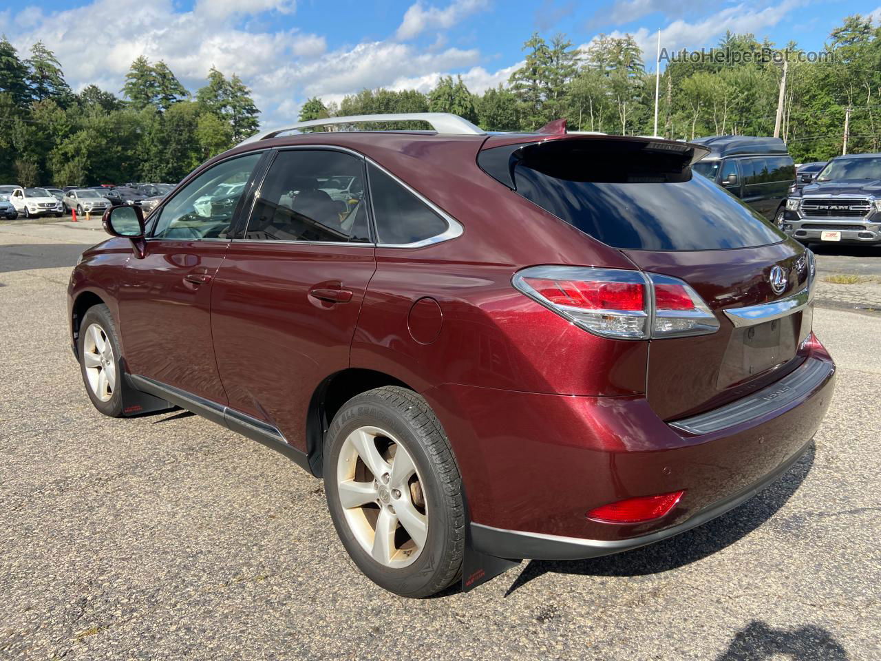 2013 Lexus Rx 350 Base Burgundy vin: 2T2BK1BA8DC205118