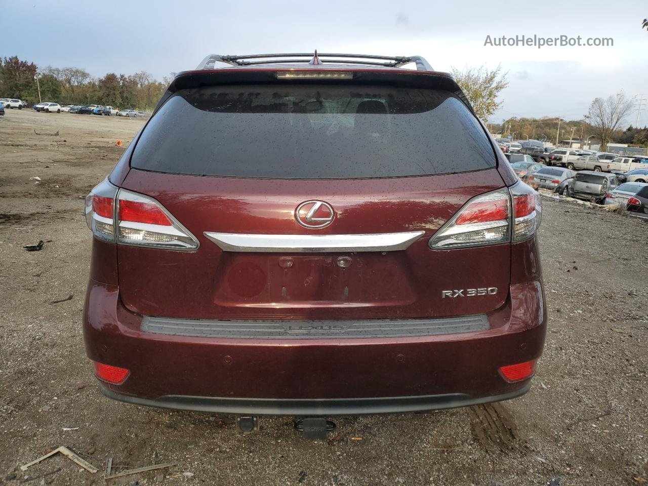 2015 Lexus Rx 350 Base Burgundy vin: 2T2BK1BA8FC277505