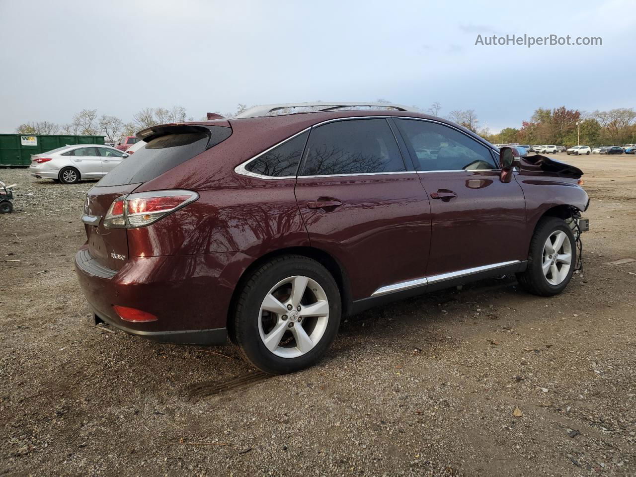 2015 Lexus Rx 350 Base Burgundy vin: 2T2BK1BA8FC277505