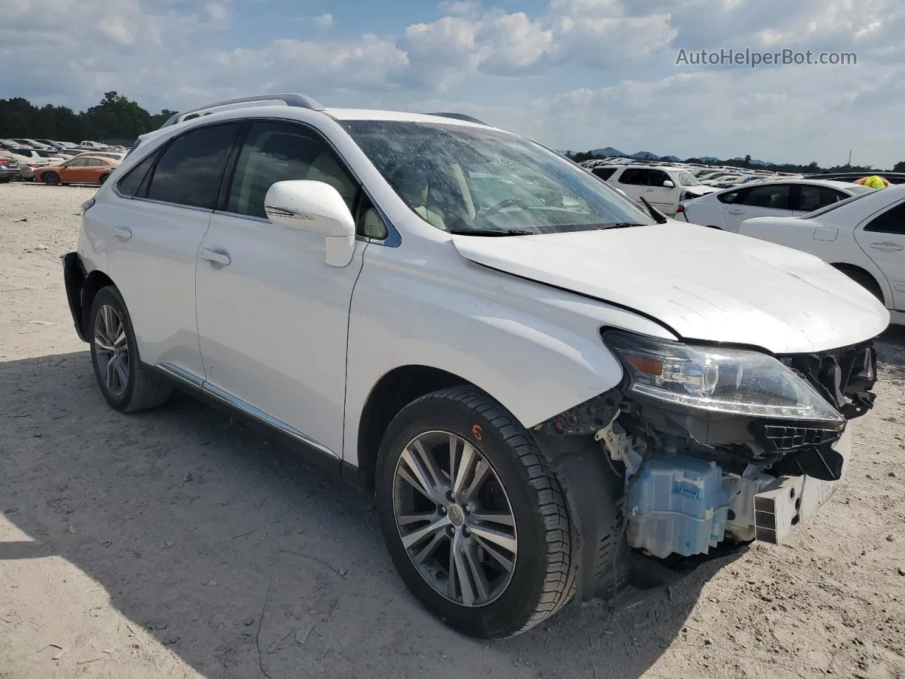 2015 Lexus Rx 350 Base White vin: 2T2BK1BA8FC295101