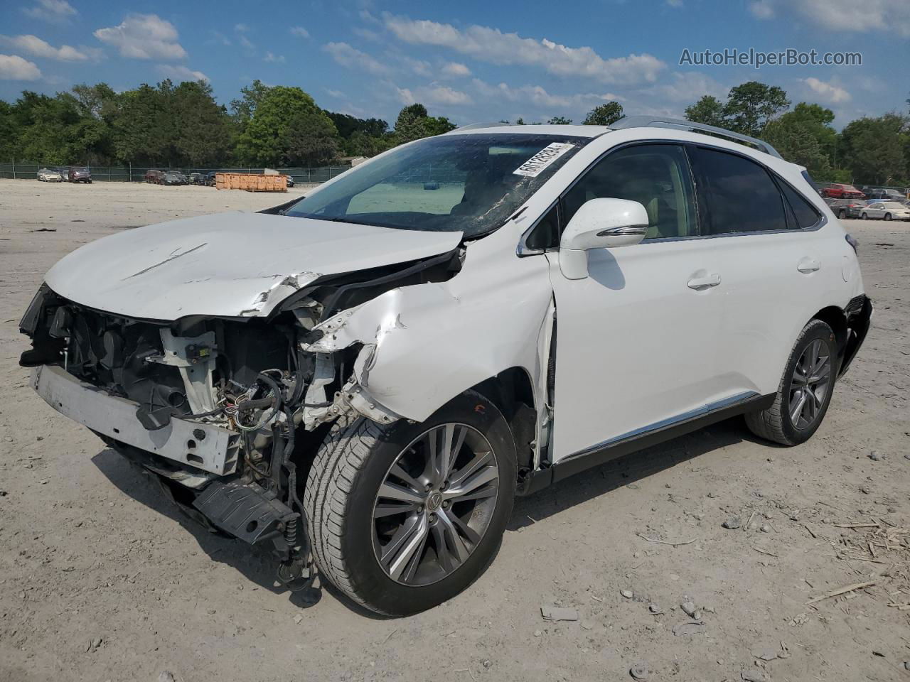 2015 Lexus Rx 350 Base White vin: 2T2BK1BA8FC295101