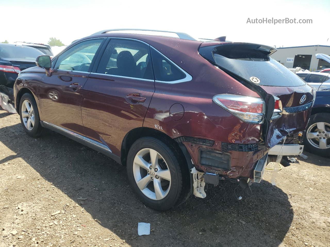 2015 Lexus Rx 350 Base Бордовый vin: 2T2BK1BA8FC295163