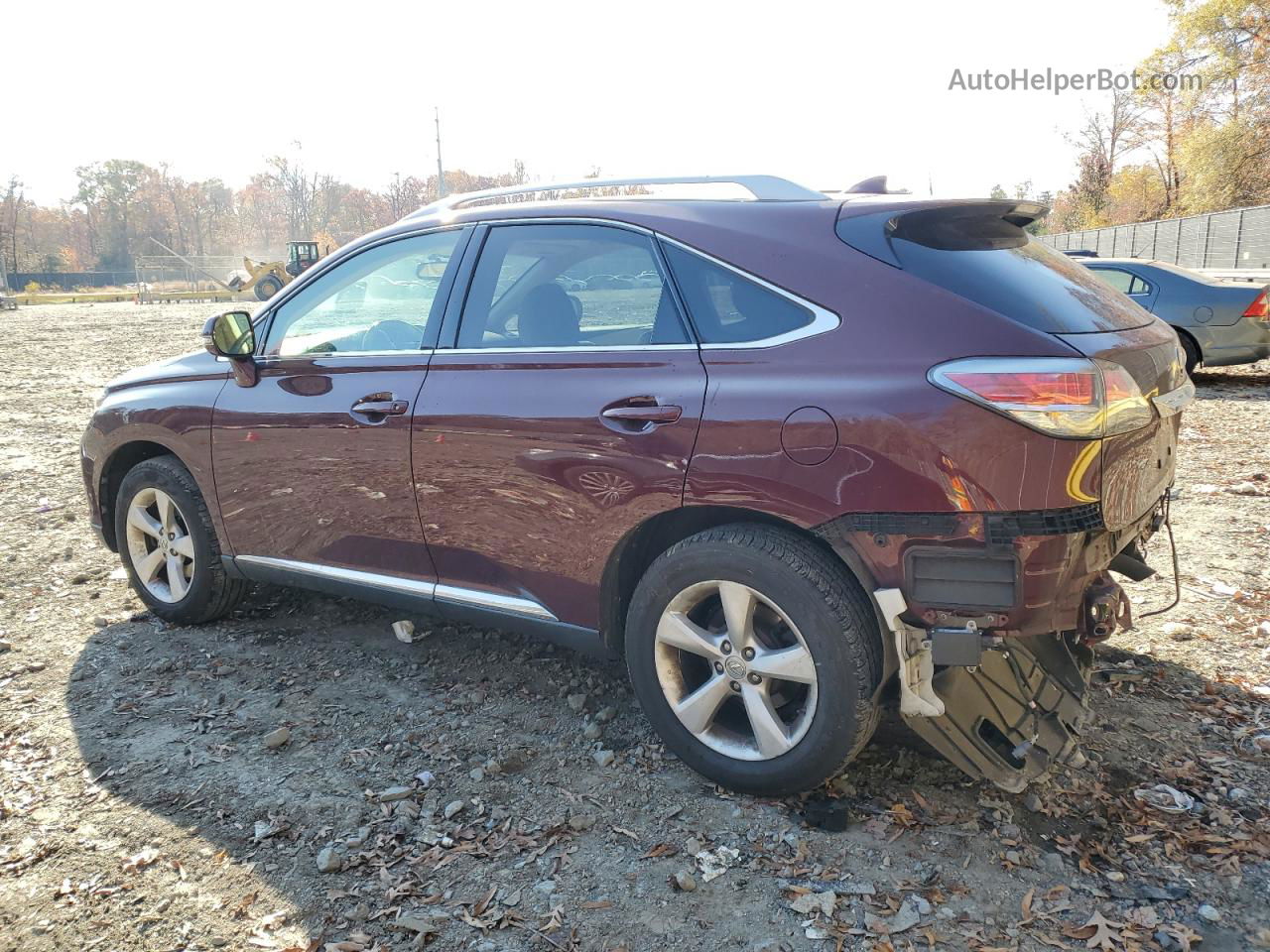 2015 Lexus Rx 350 Base Maroon vin: 2T2BK1BA8FC301396