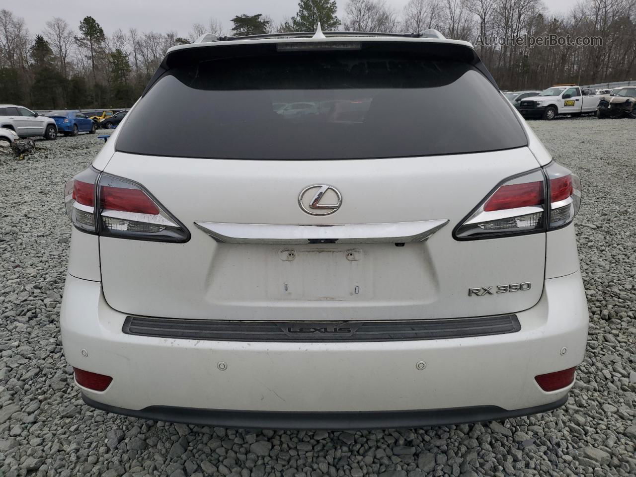 2015 Lexus Rx 350 Base White vin: 2T2BK1BA8FC323835