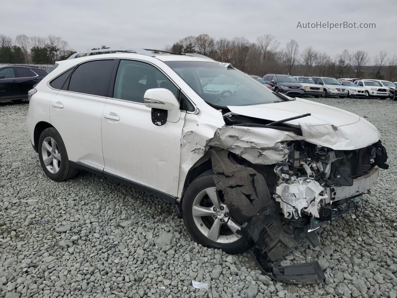 2015 Lexus Rx 350 Base White vin: 2T2BK1BA8FC323835