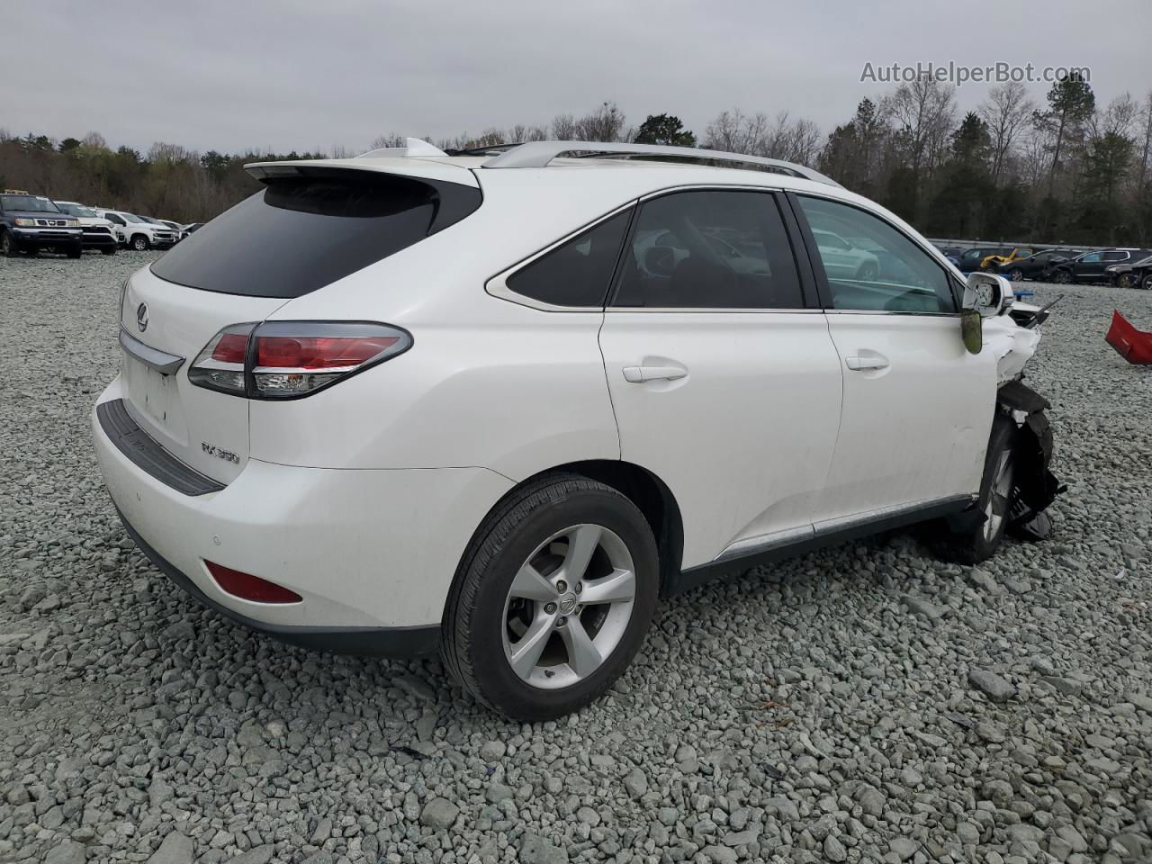 2015 Lexus Rx 350 Base White vin: 2T2BK1BA8FC323835