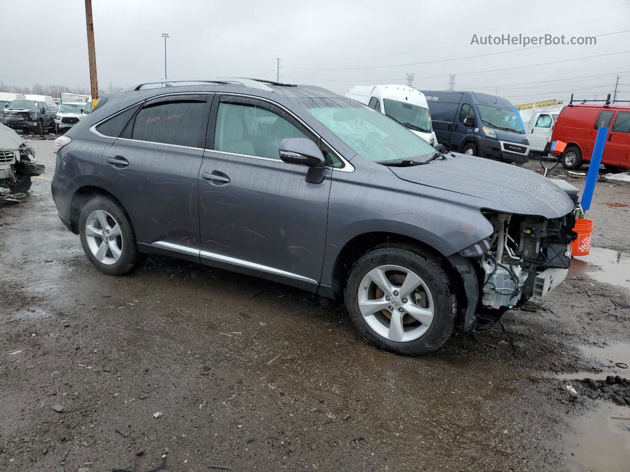 2015 Lexus Rx 350 Base Серый vin: 2T2BK1BA8FC328131