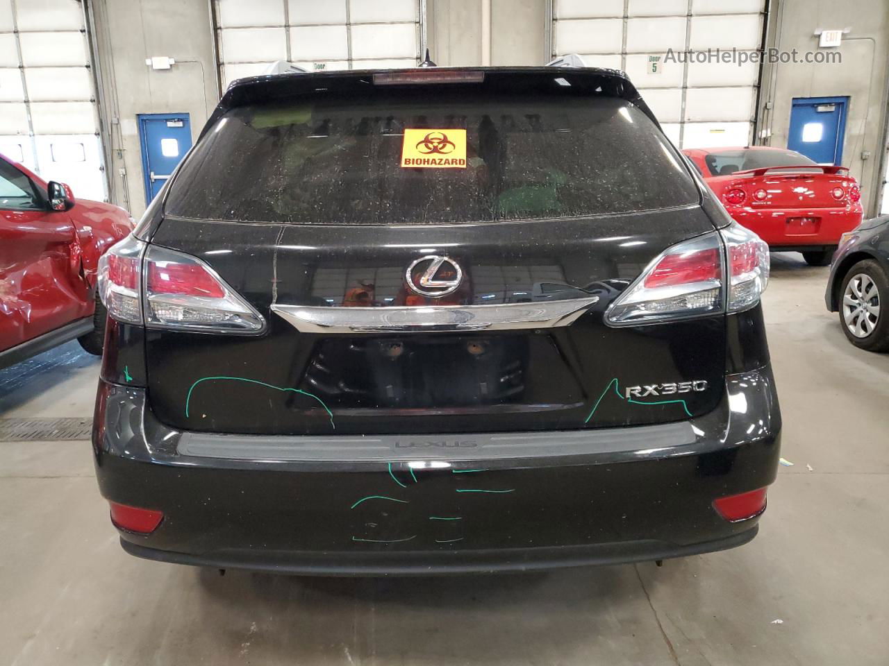 2013 Lexus Rx 350 Base Black vin: 2T2BK1BA9DC154860