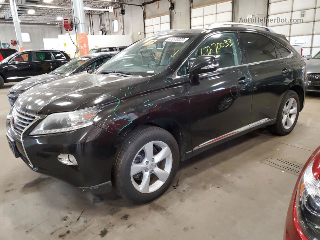 2013 Lexus Rx 350 Base Black vin: 2T2BK1BA9DC154860