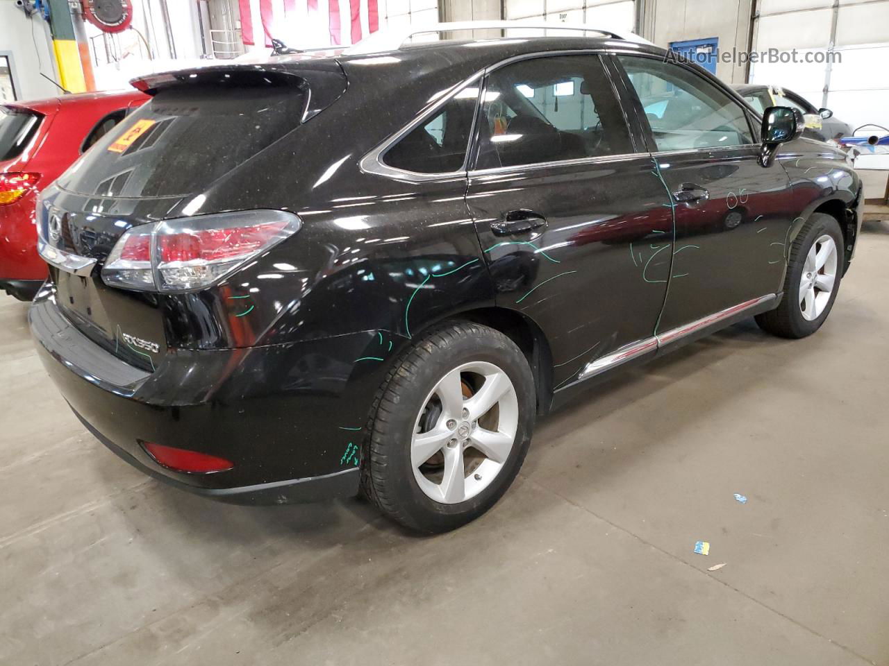 2013 Lexus Rx 350 Base Black vin: 2T2BK1BA9DC154860