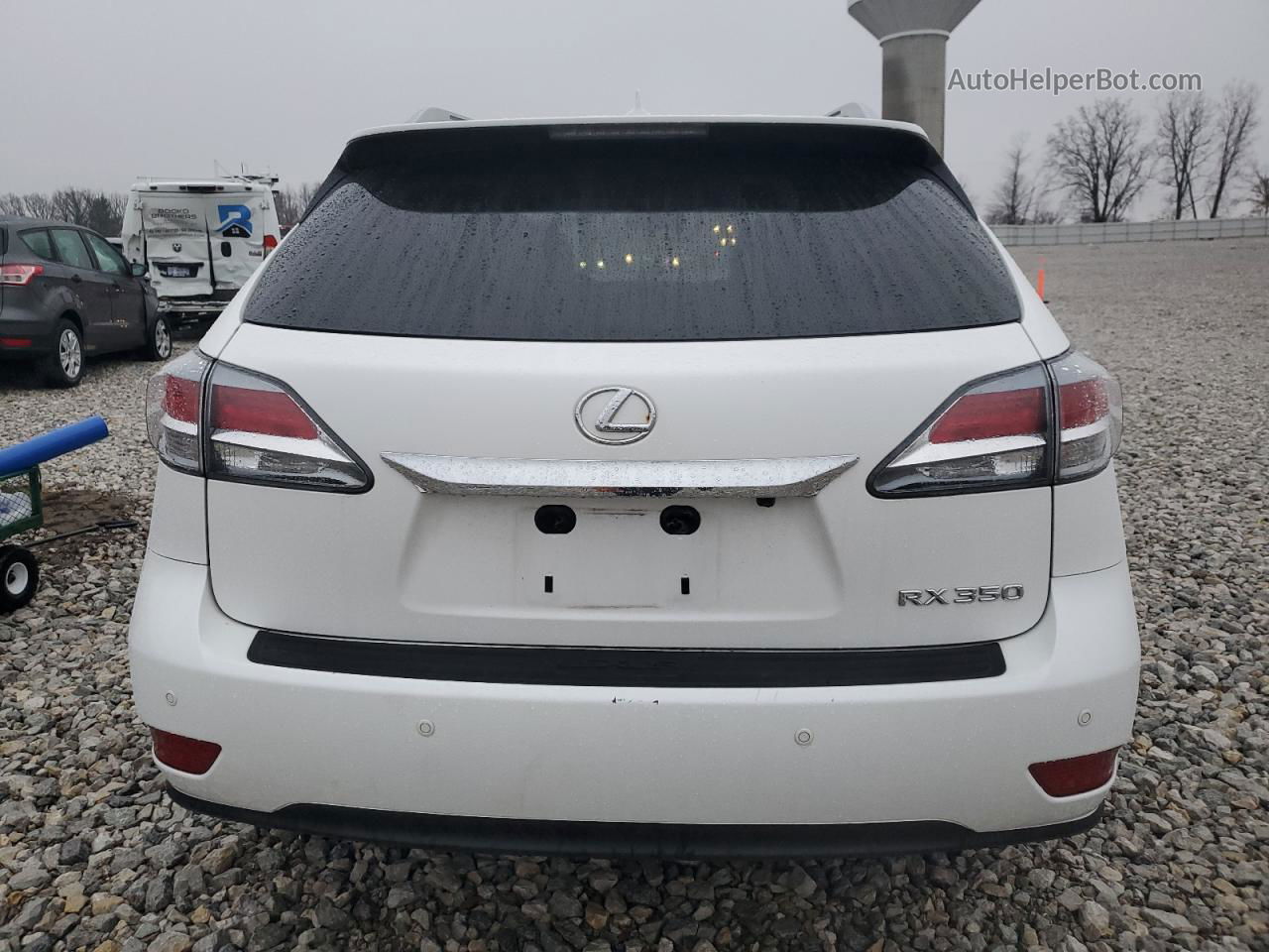 2013 Lexus Rx 350 Base White vin: 2T2BK1BA9DC158116