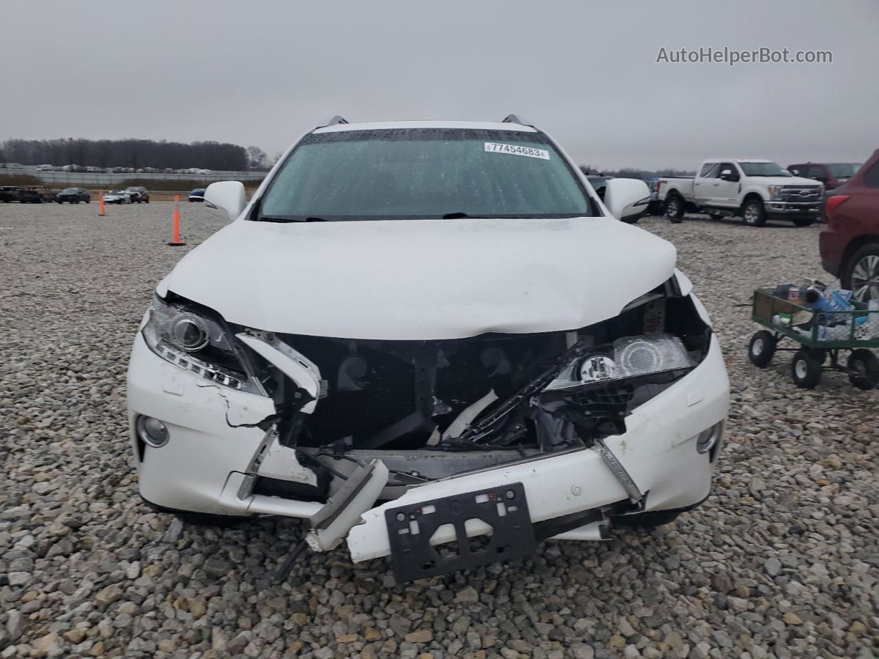 2013 Lexus Rx 350 Base White vin: 2T2BK1BA9DC158116